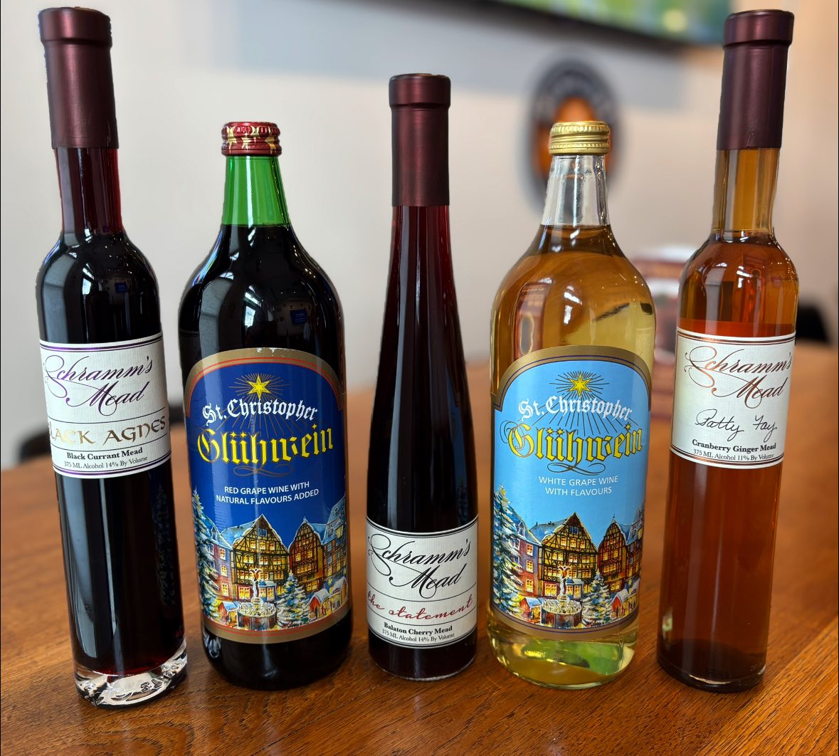 Wine selection at The Craft Emporium in Bellefontaine Ohio