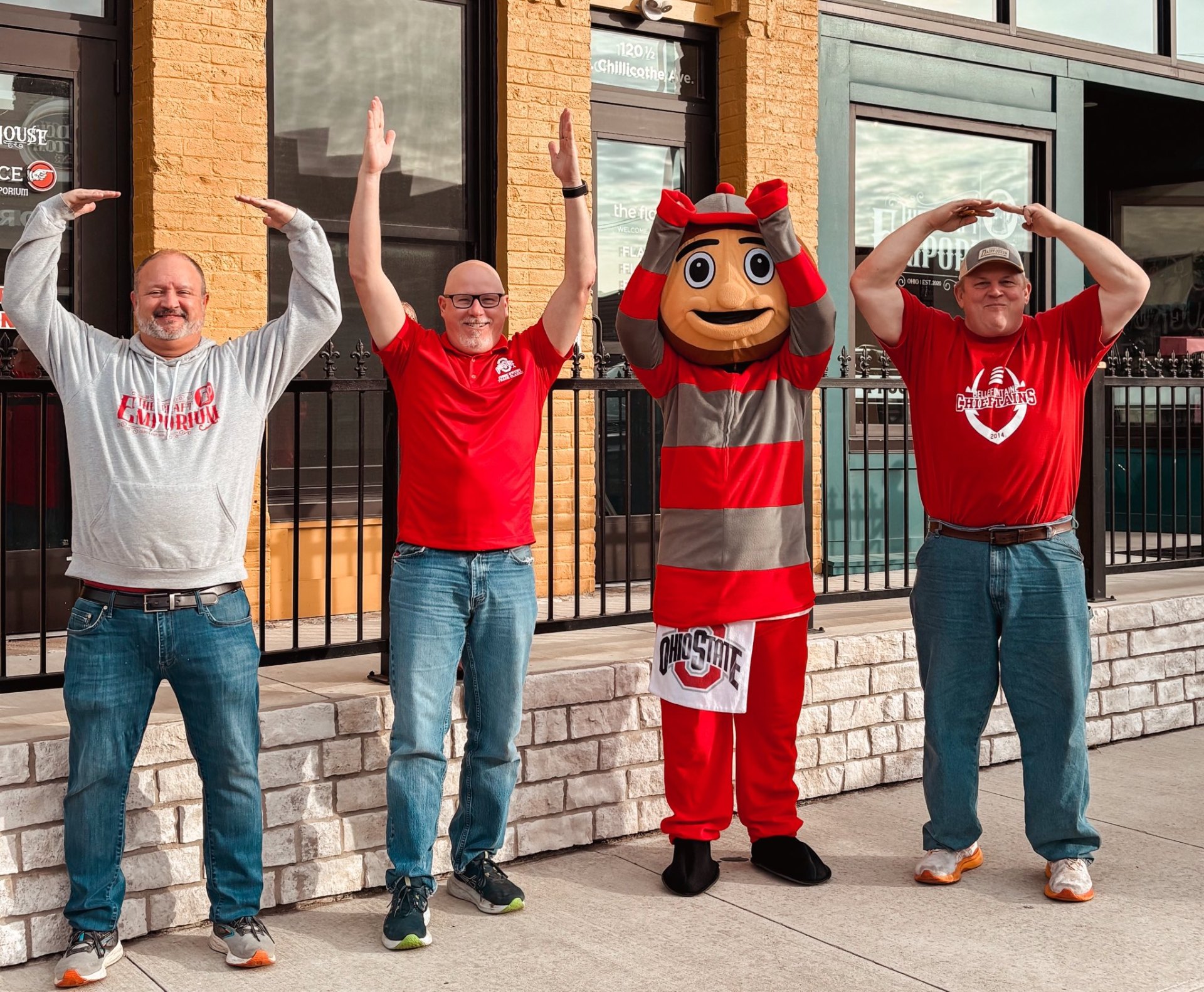 Ohio State fans at The Craft Emporium in Bellefontaine